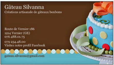 Carte de visite Silvanna